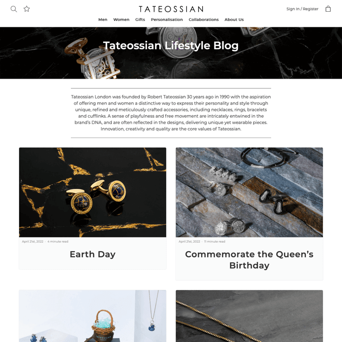 Tateossian Blog