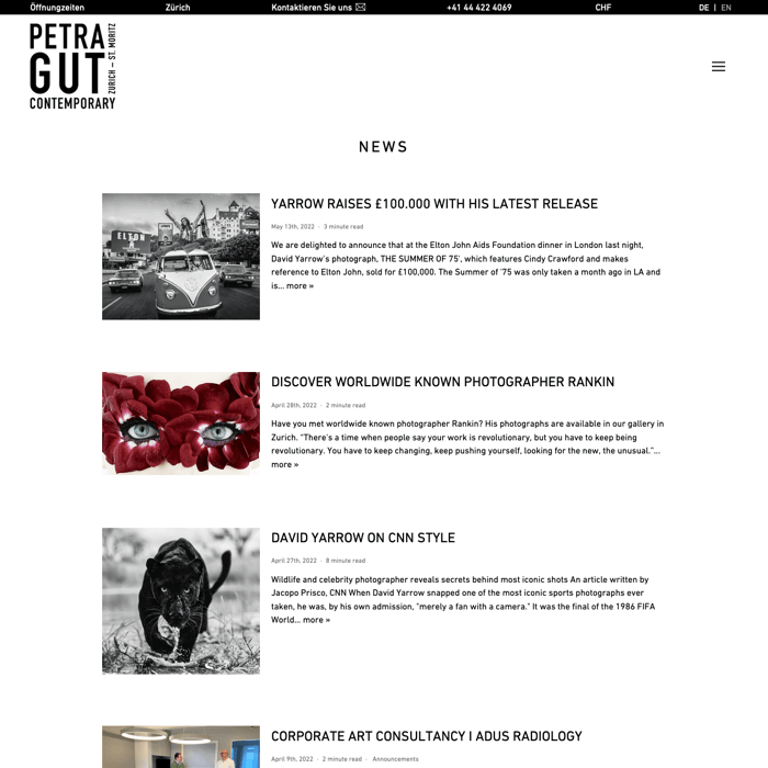 Petra Gut Contemporay AG Blog