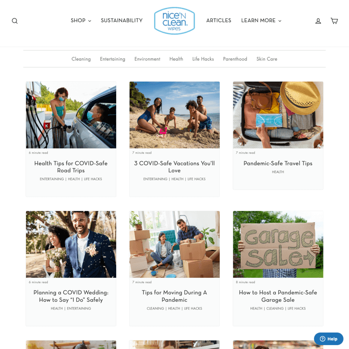 Nice N'Clean Wipes Best Shopify Blogs