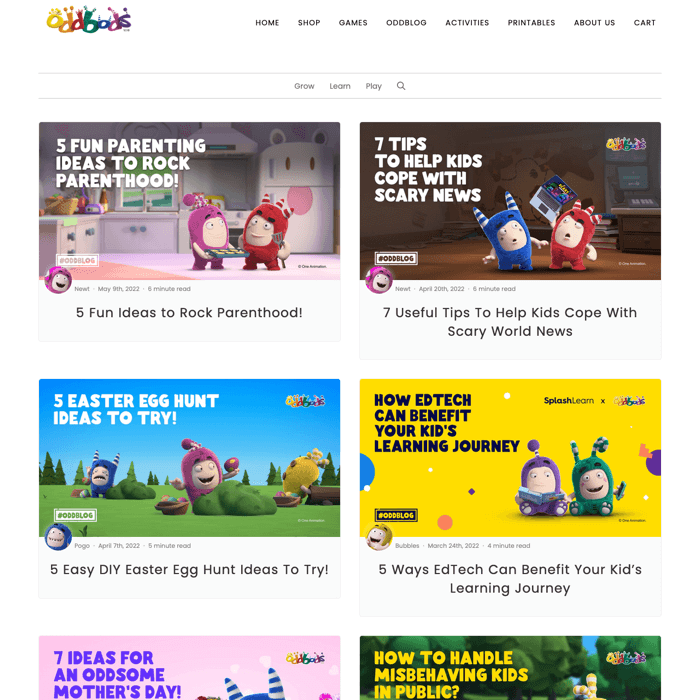 Oddbods Blog