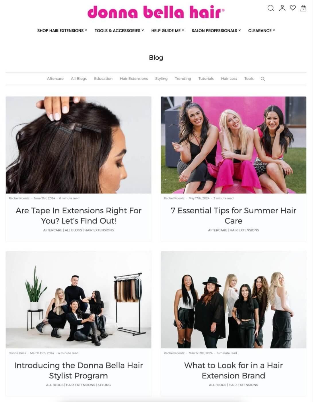 Donna Bella Hair Blog