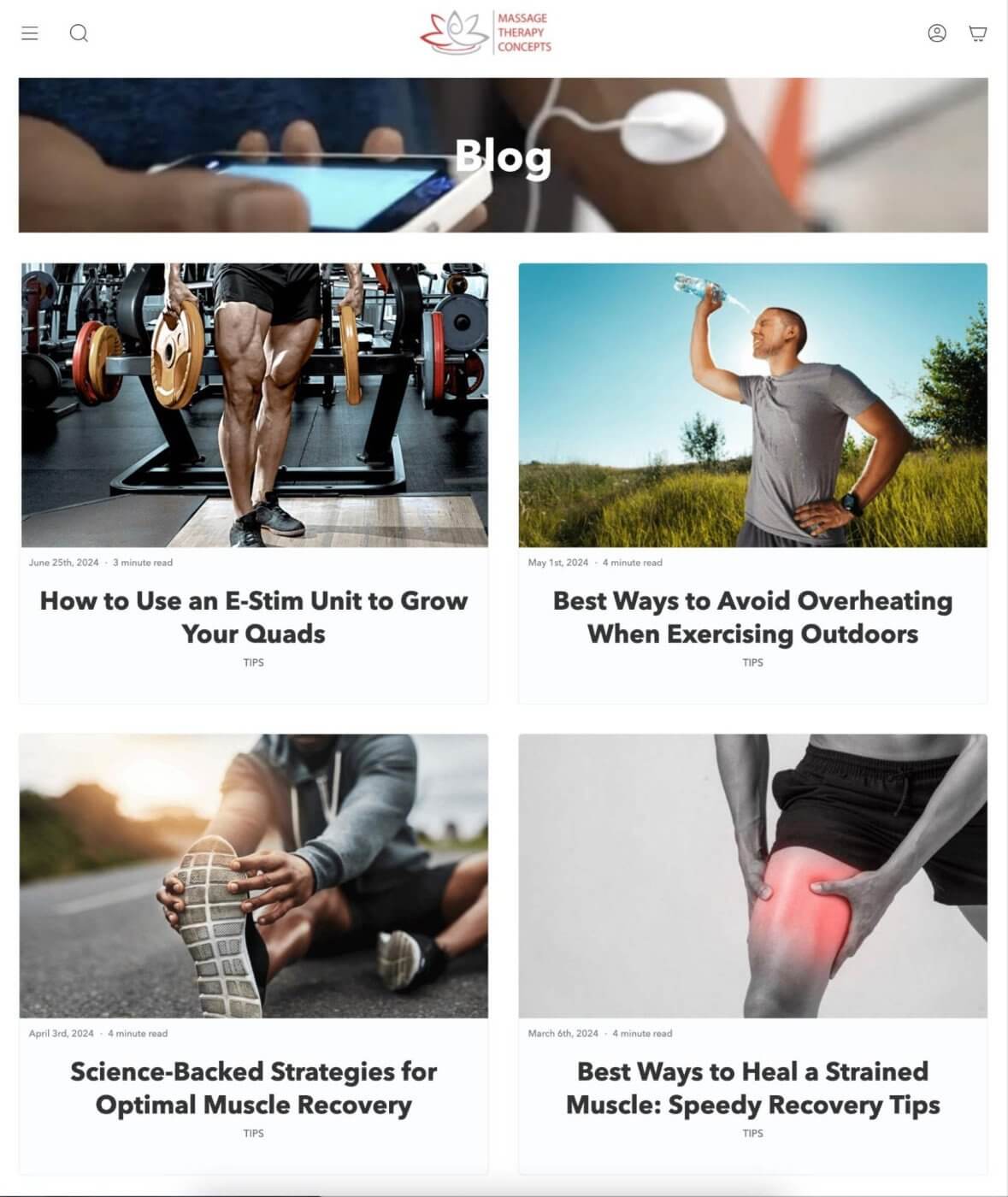 Massage Therapy Concepts Blog