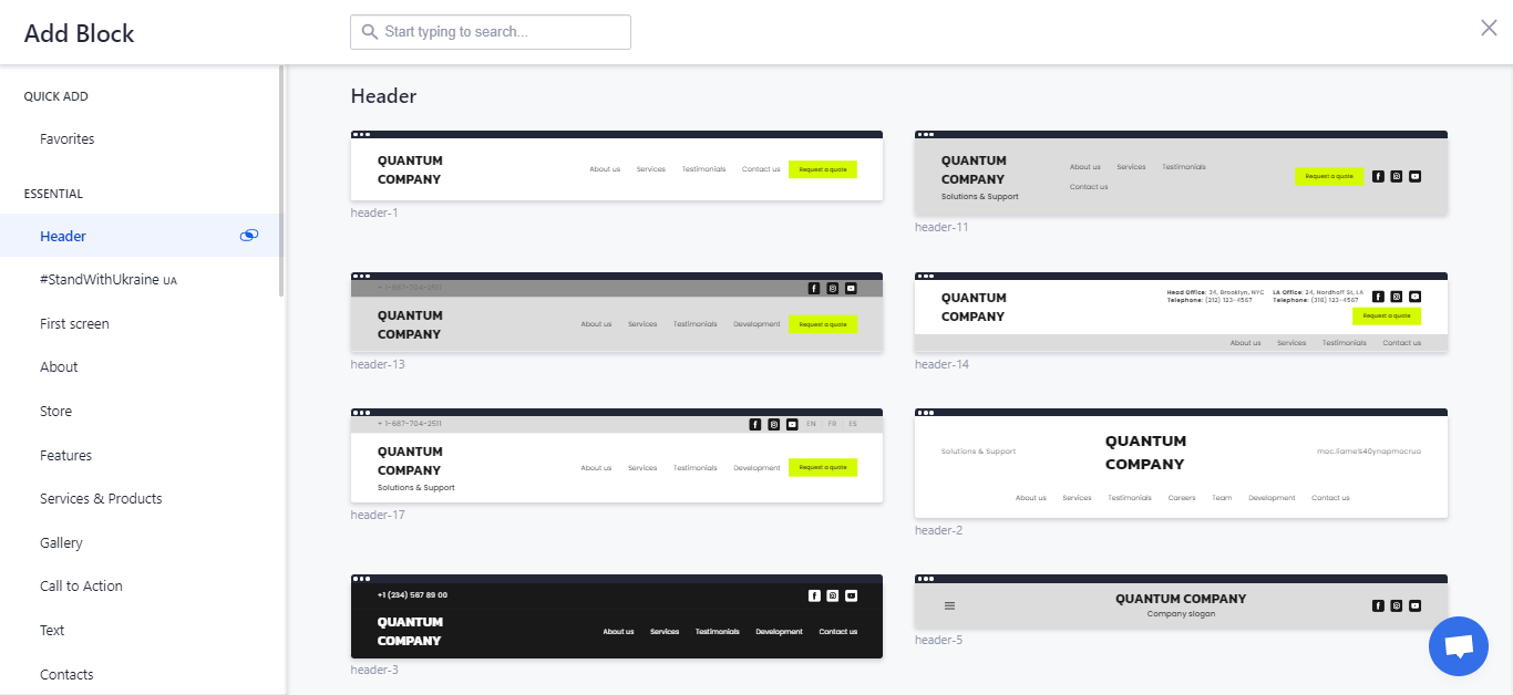 Weblium Review weblium editor site blocks
