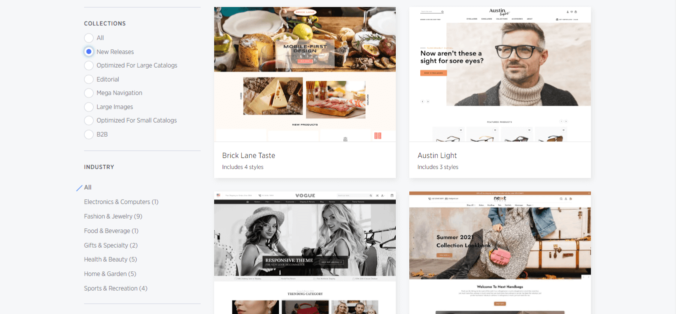 bigcommerce themes