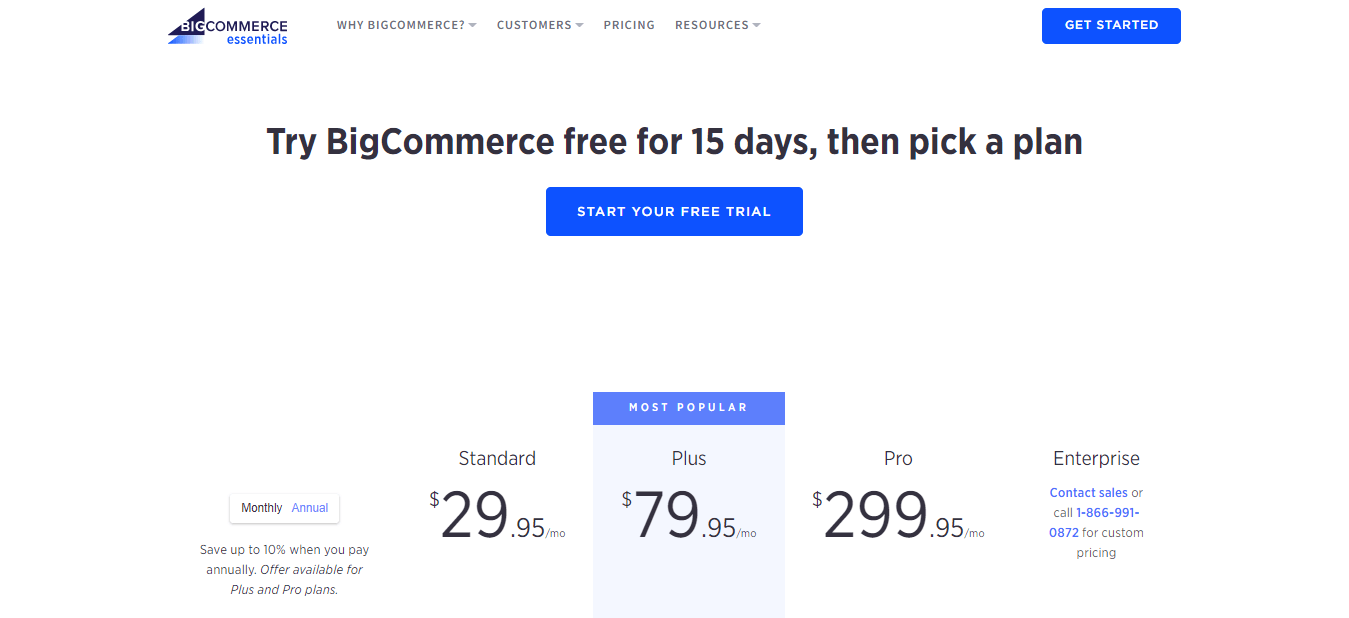bigcommerce pricing