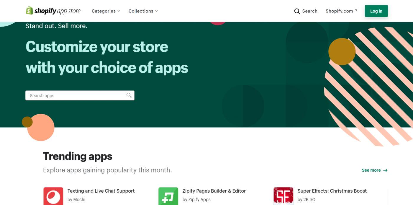 Shopify App Store integrations