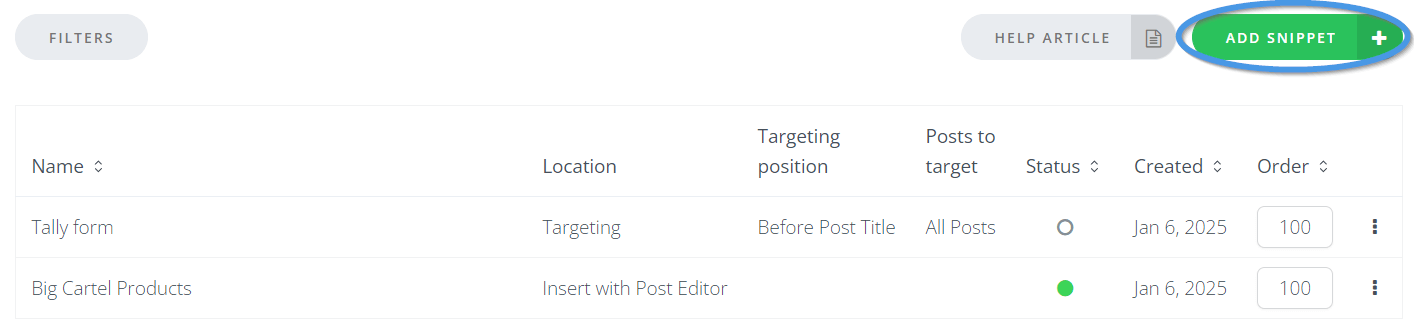 Creating a Smart Snippet