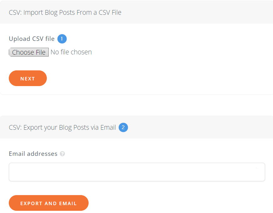 DropInBlog's Import/Export Tool