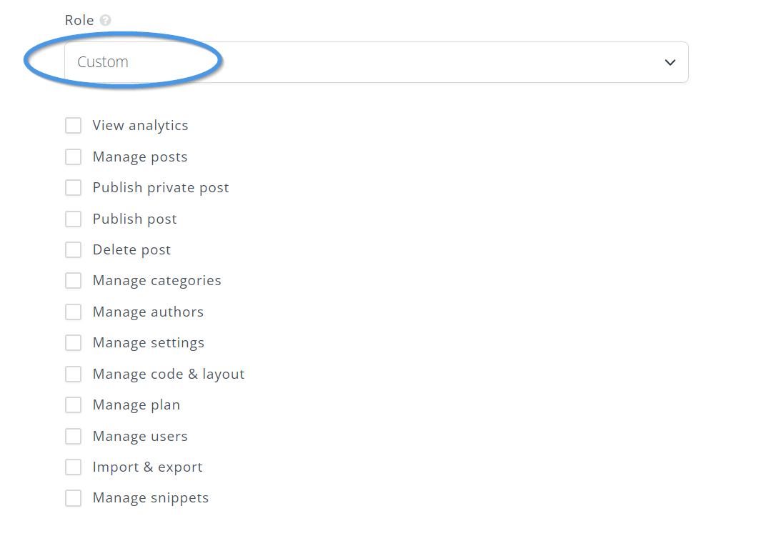 Creating custom user roles with DropInBlog