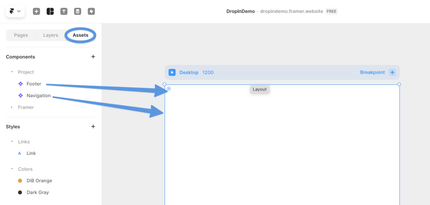 Framer blog install step