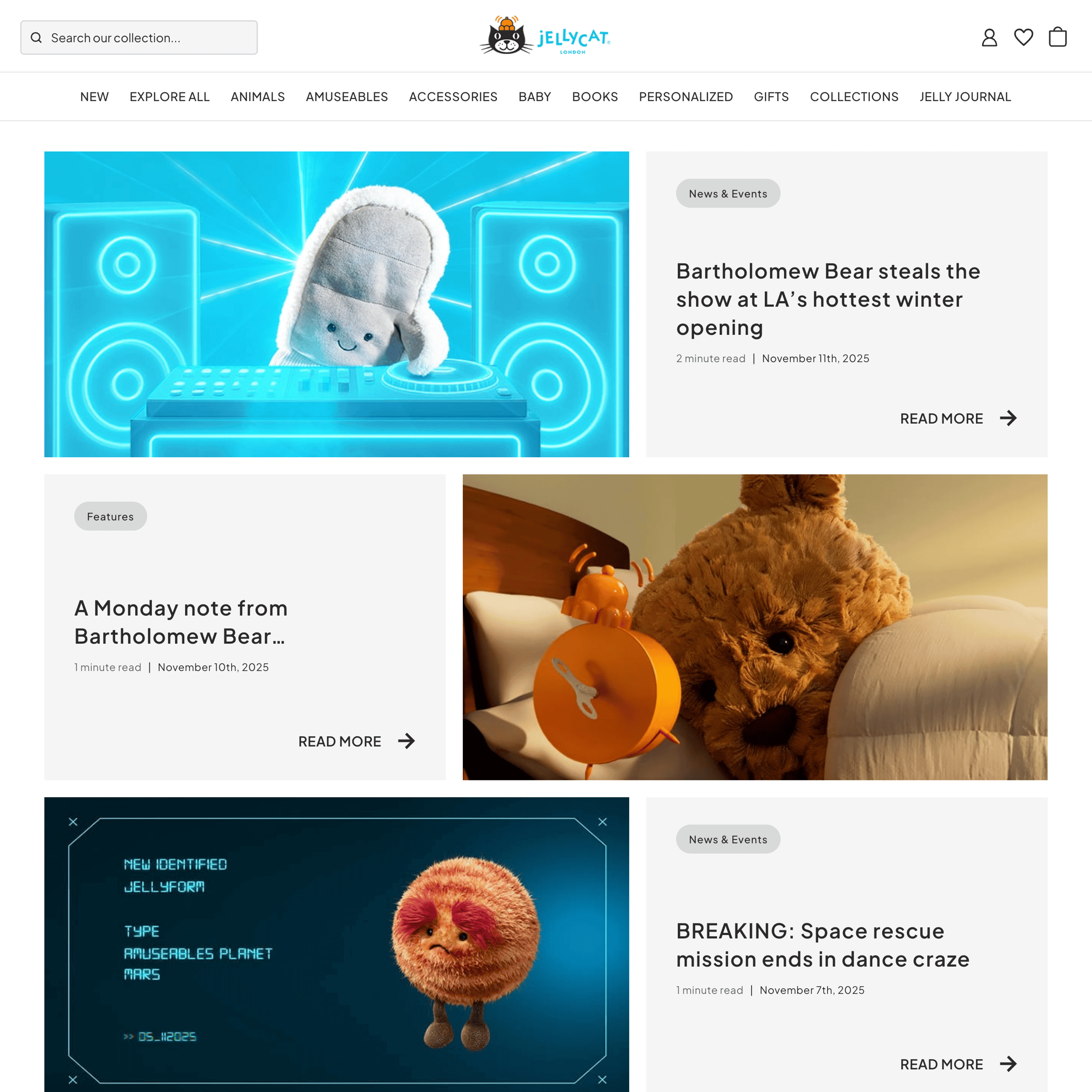 Jellycat blog created with DropInBlog