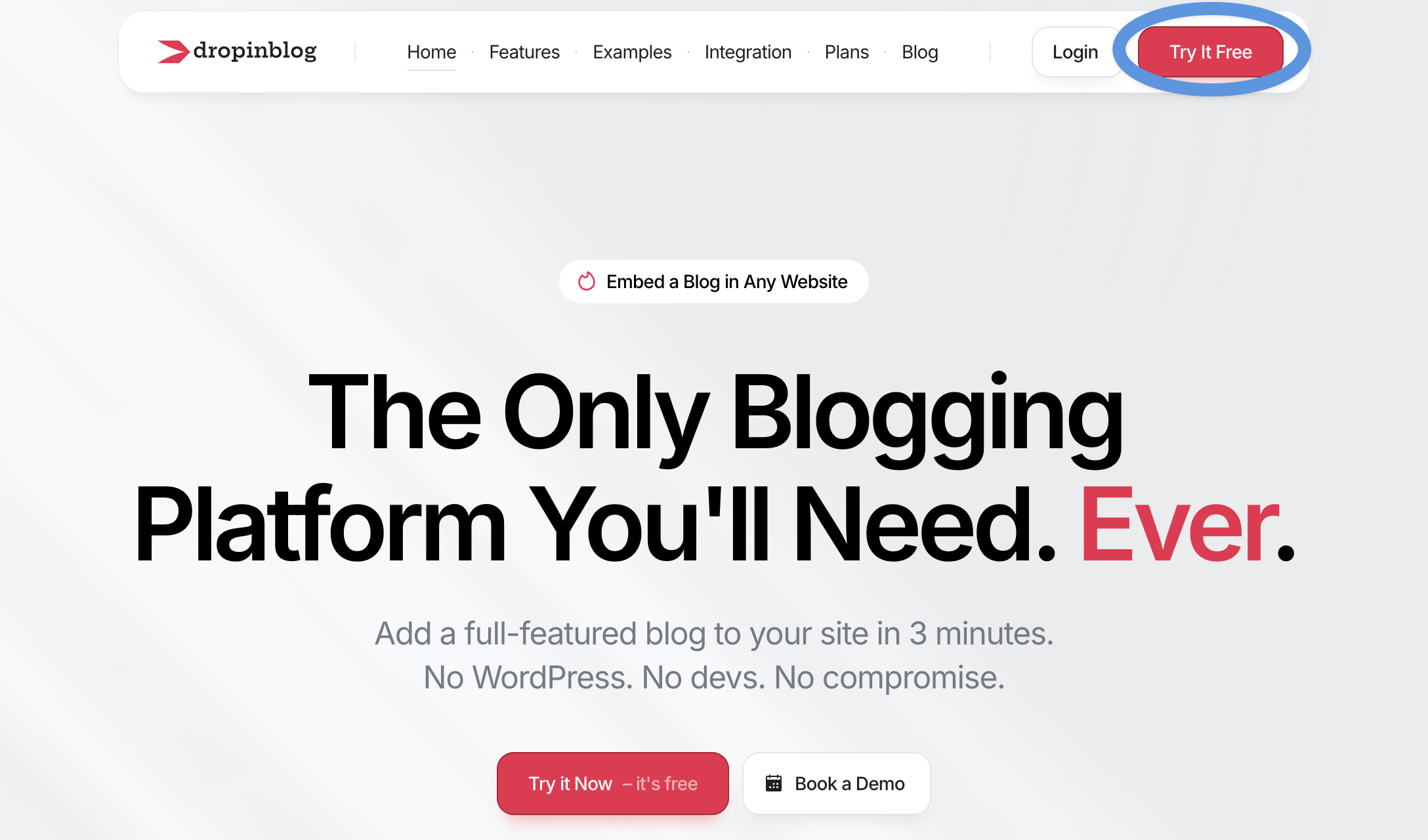 Lovable blog install step