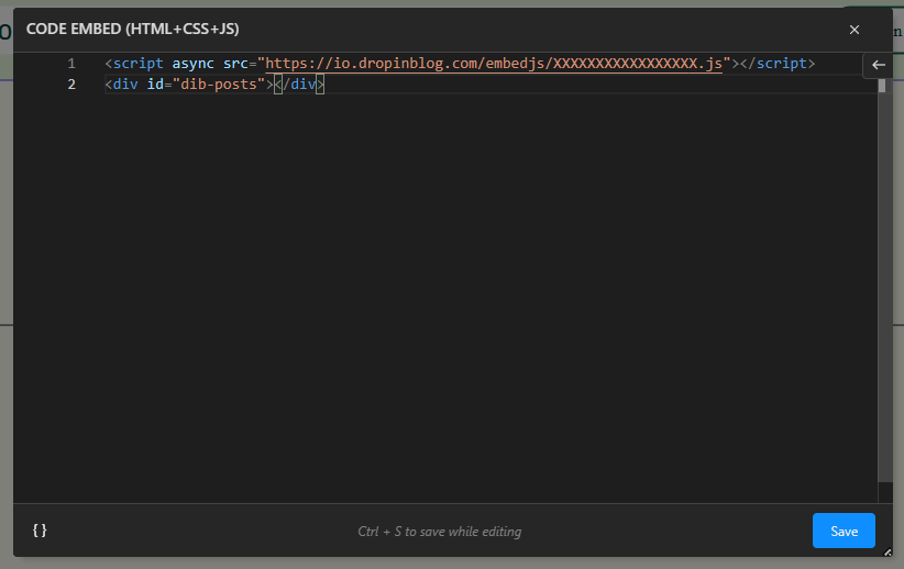 TeleportHQ blog install step