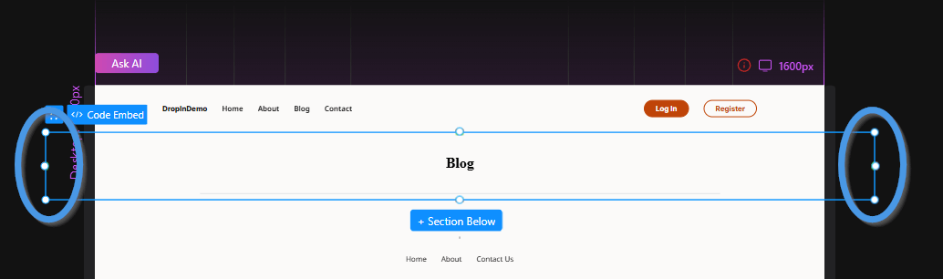 TeleportHQ blog install step