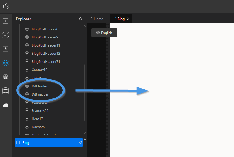 TeleportHQ blog install step