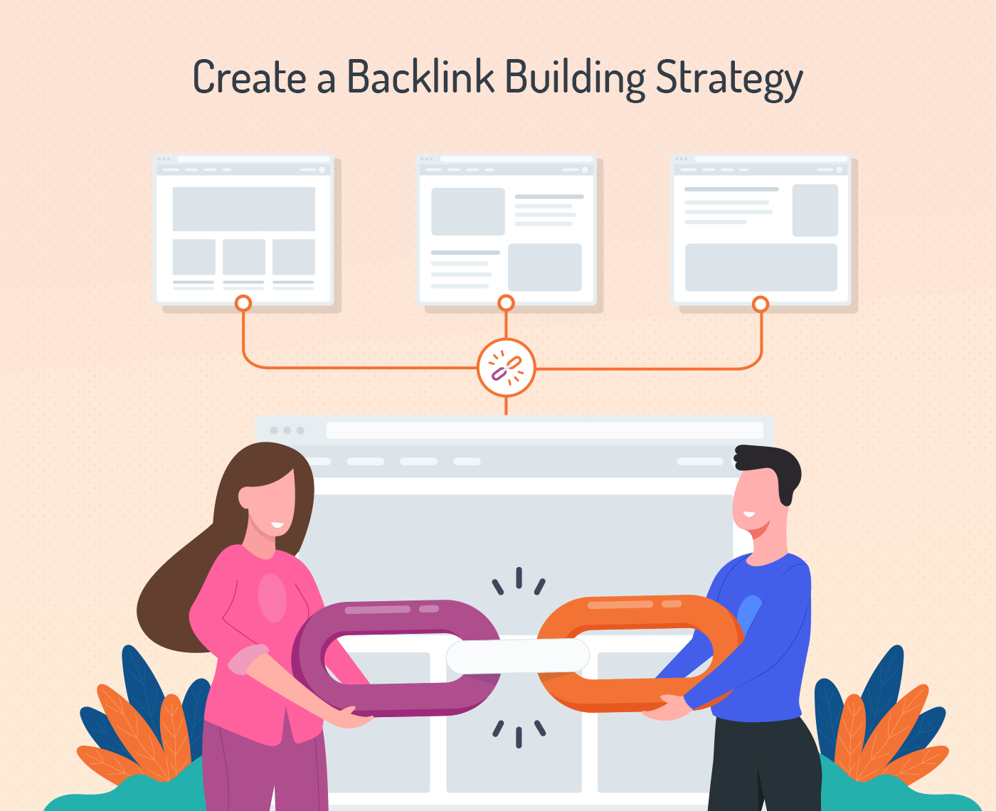 Create a backlink building strategy