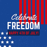 Home of the Free Fourth of July Stock Images!