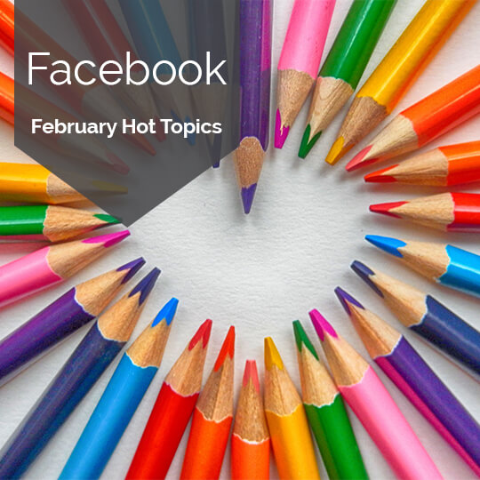 The Hottest Topics on Facebook and Instagram in February, 2018 [INFOGRAPHIC]