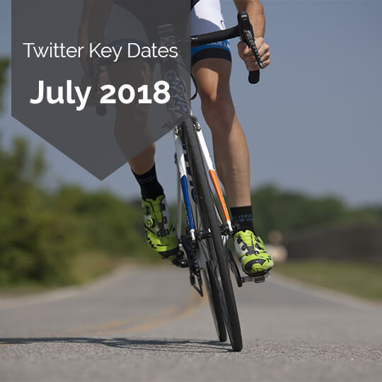 Key Dates for Marketing on Twitter in July 2018