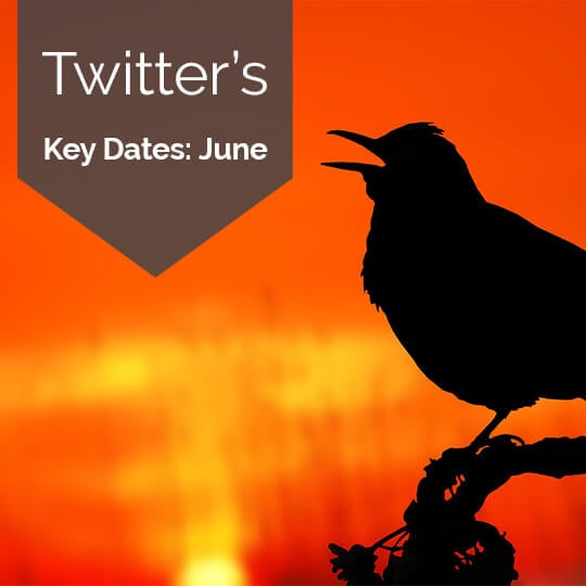 Twitter Reveals Key Dates to Note In June