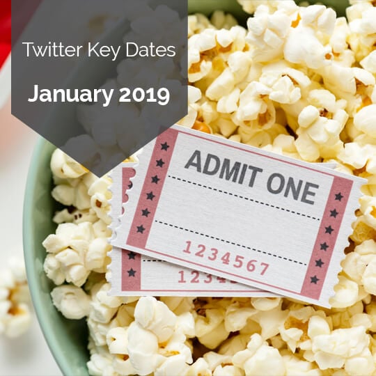 Key Dates for Marketing on Twitter in January 2019