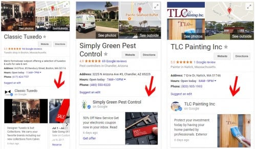 Creating free posts on Google My Business