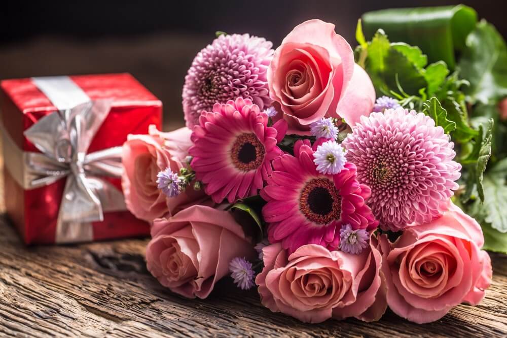 Gi flotte blomster som gave til venninne