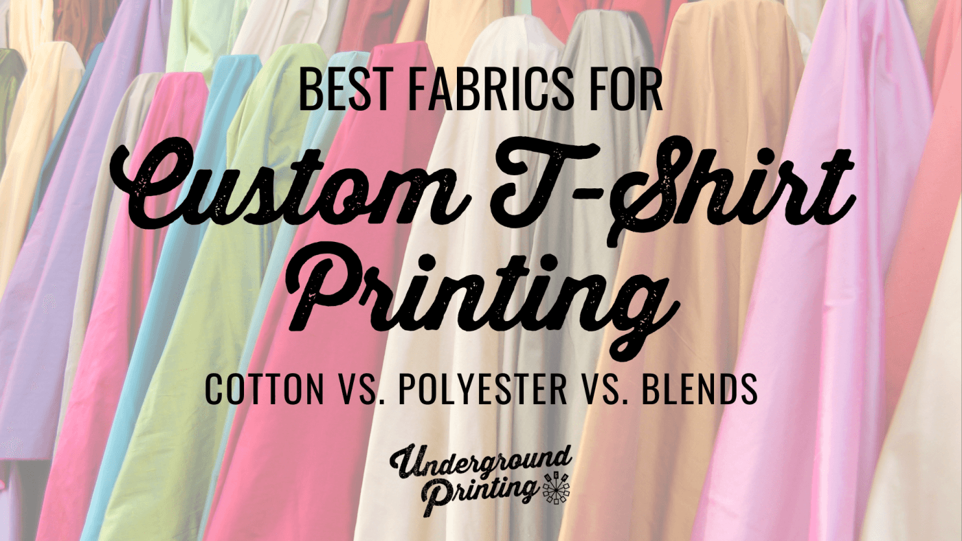 best shirt material to print on