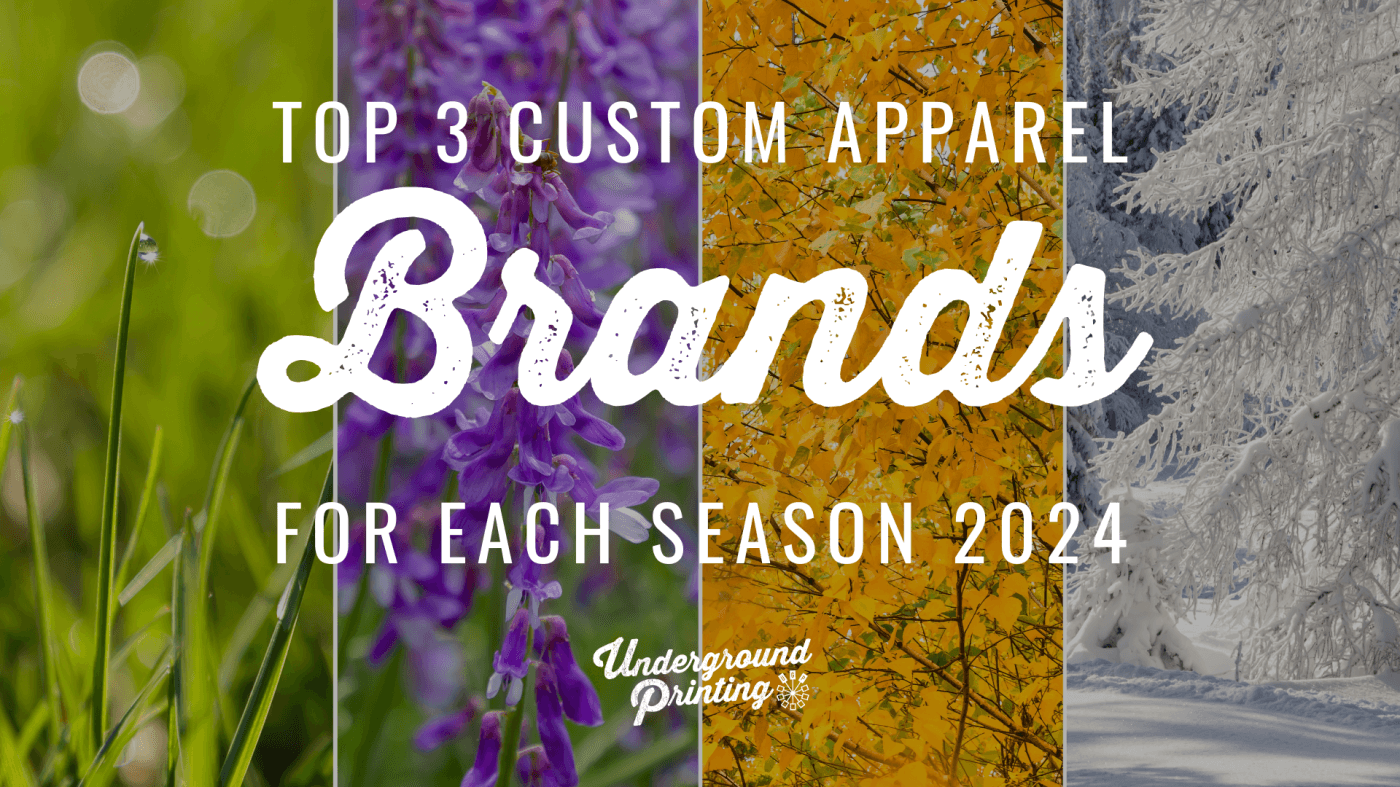 Top 3 Custom Apparel Brands for Each Season 2024