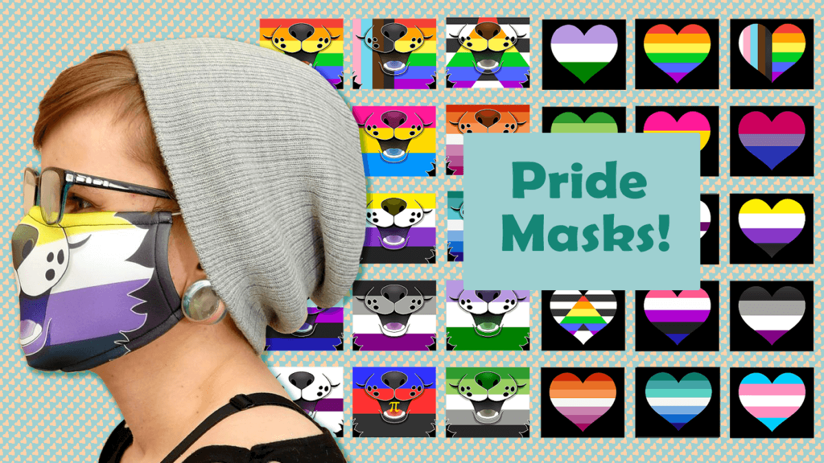 NEW Pride and Animal Muzzle Masks