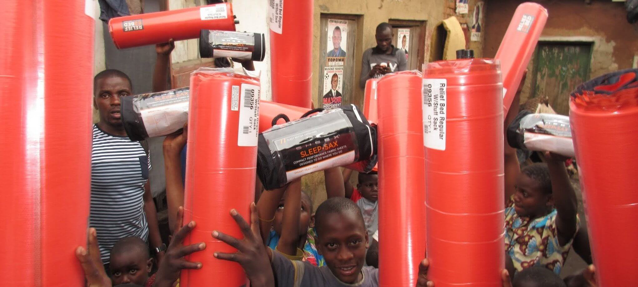 SHEEX® Donates SLEEP•SAX to Ugandan Orphanage