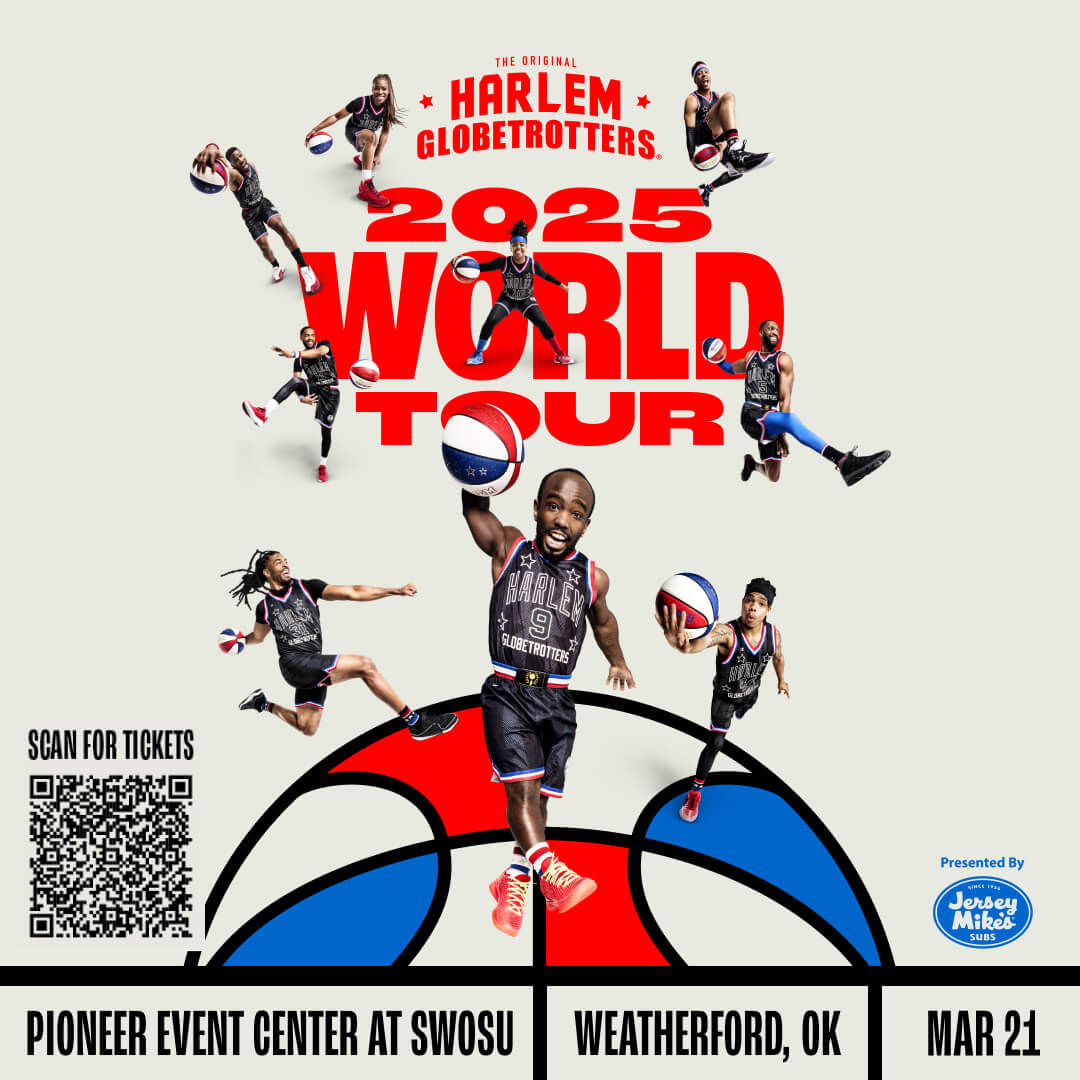 The Harlem Globetrotters Coming to SWOSU on March 21
