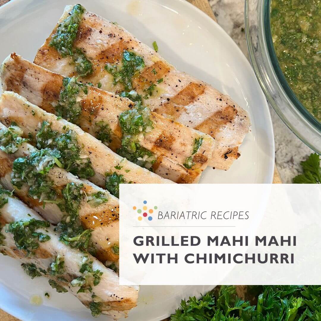 Grilled Mahi Mahi with Chimichurri Sauce