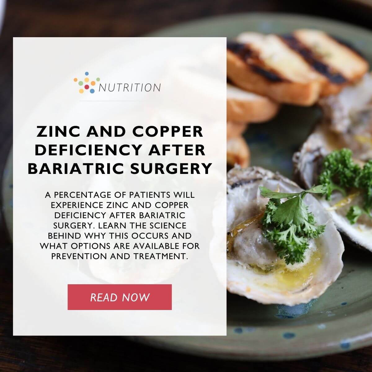 Deficiency after Bariatric Surgery, Zinc & Copper Celebrate