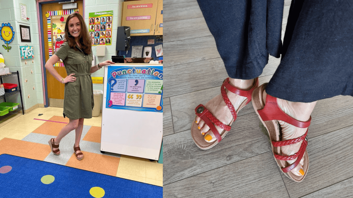 arch support shoes for teachers