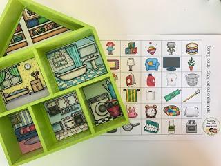 Dollar Spot Dollhouse: FREE Images for Verbs, Sorting, Categories, & More