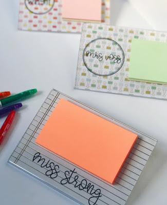 Picture Frames turned Personalized Desk Notes