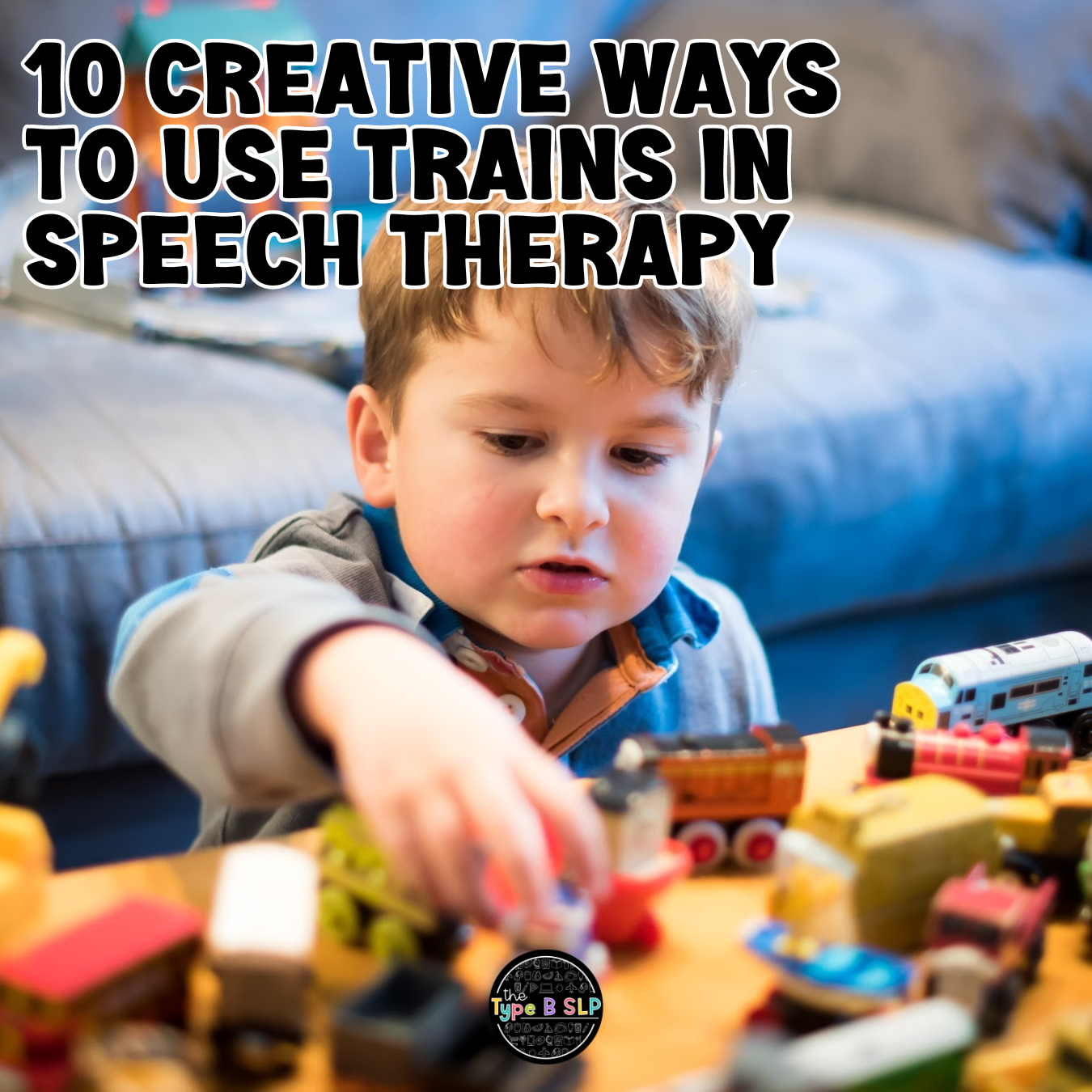Using a Train Set for all your Speech Therapy Goals!