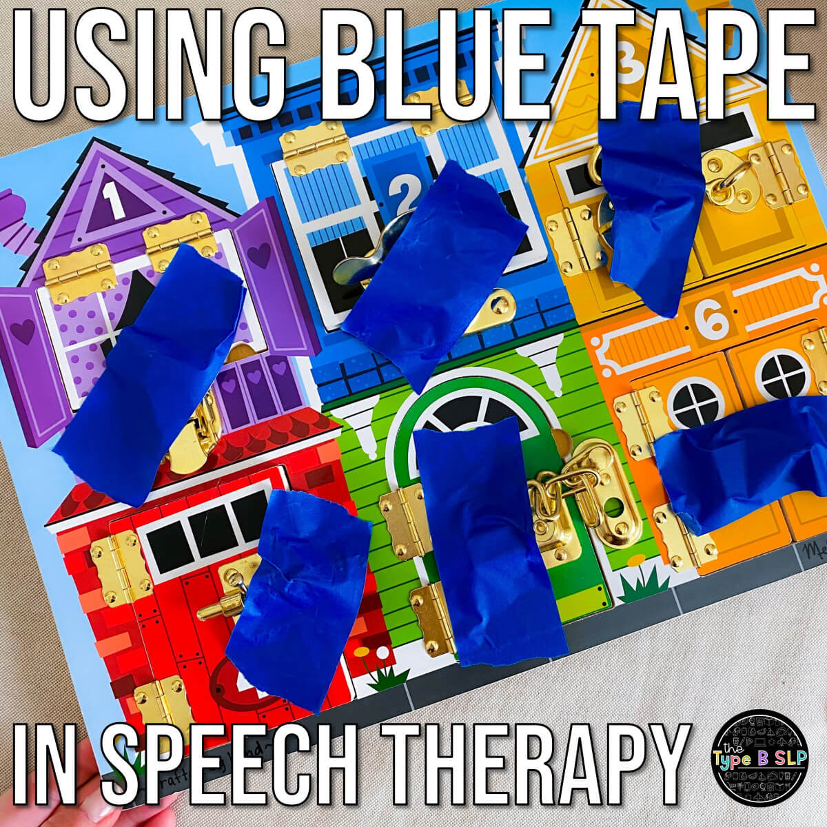 No Prep Speech Therapy: Using Blue Painters Tape