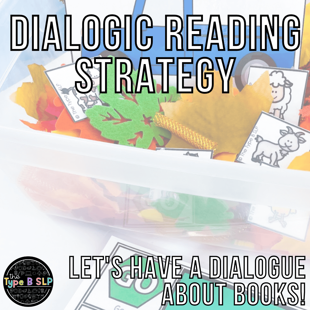 Using a dialogic reading strategy in speech therapy