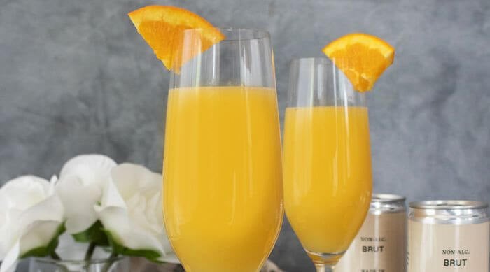 Alcohol-Free Buck’s Fizz Recipe with Surely Sparkling Brut