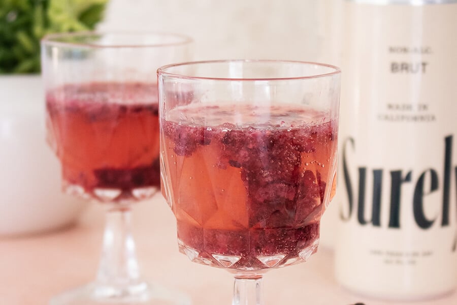 Kir Royale Recipe with Non-Alcoholic Wine