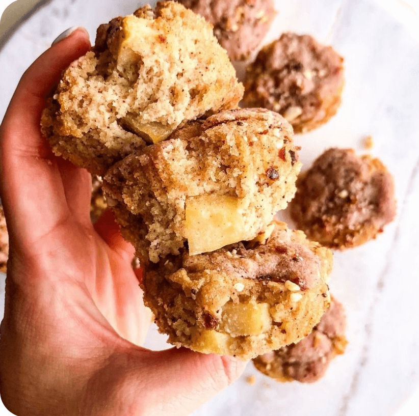 Apple Streusel Superfood Muffins