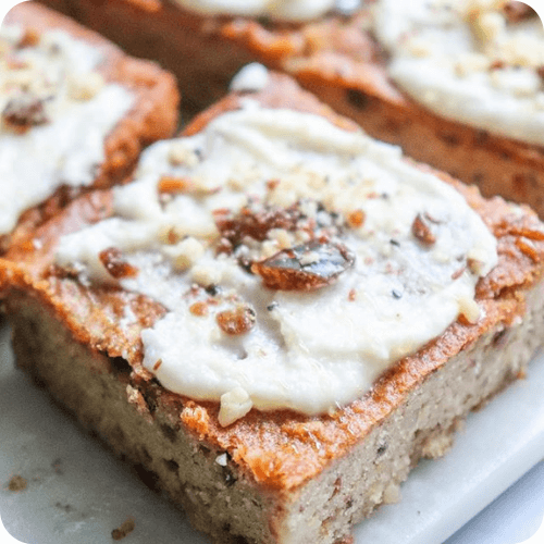 Banana Bread Cake Squares