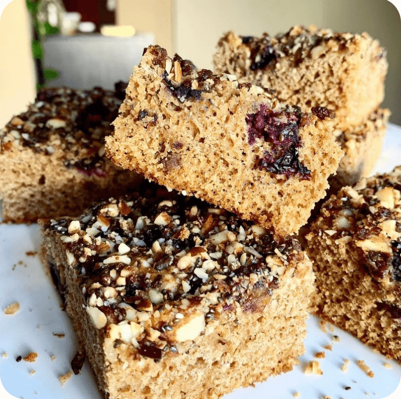 Blueberry Vanilla Crumble Cake