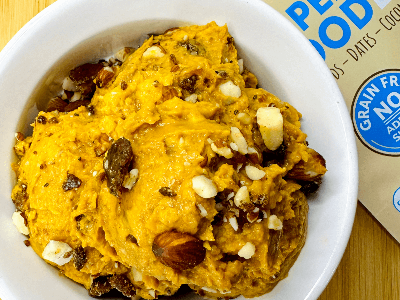 Pumpkin Spice Superfood Cookie Dough Recipe