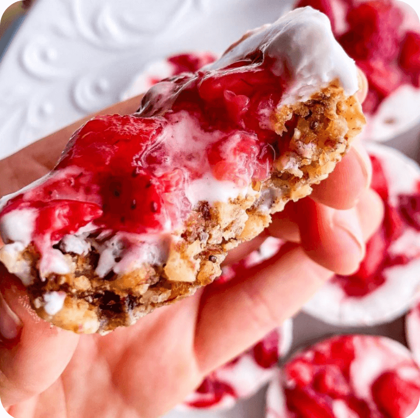 Strawberry Cheesecake Bites