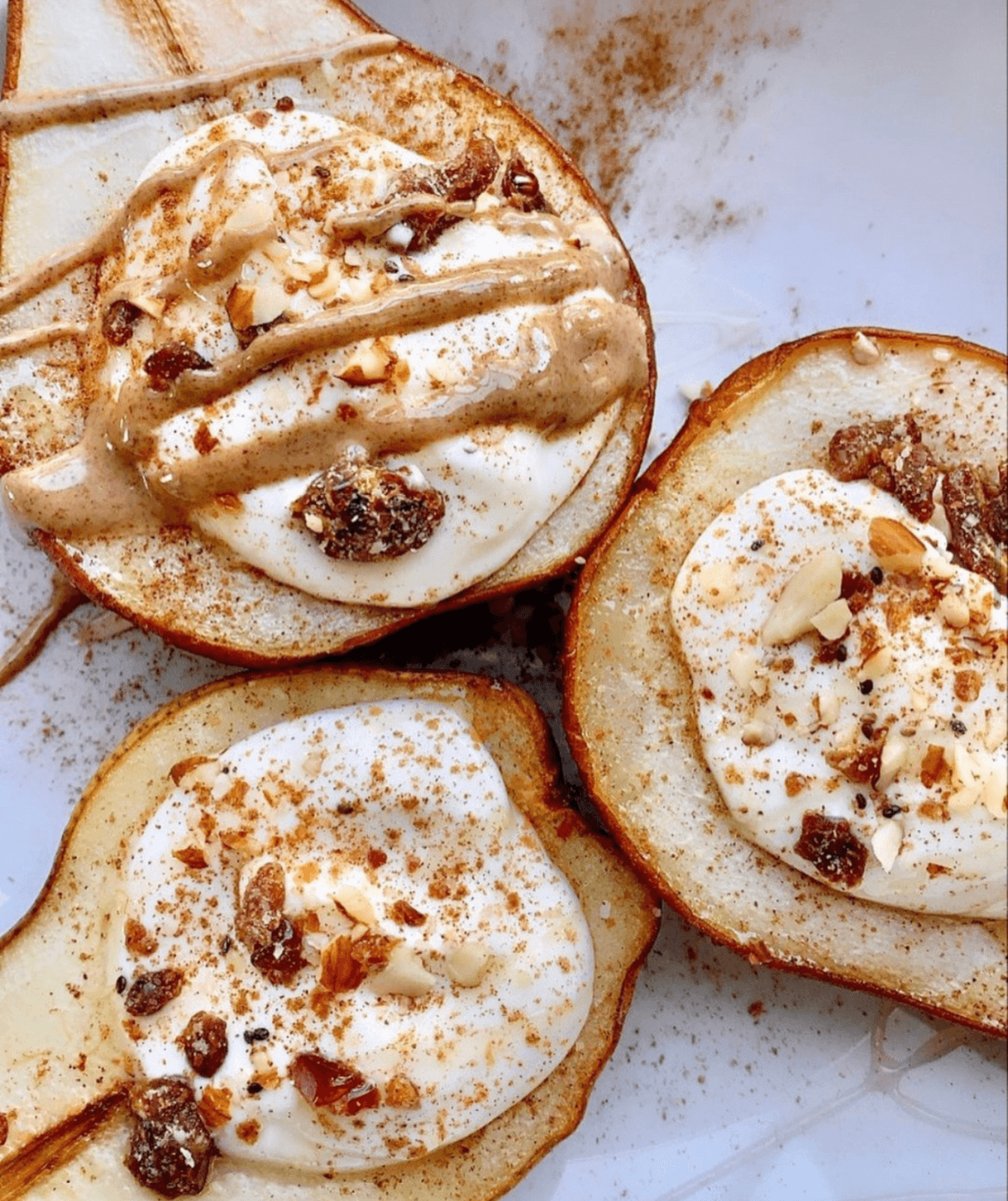 Vanilla Cinnamon Yogurt Pear Recipe