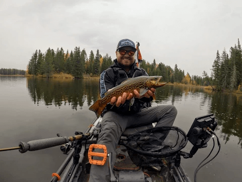 Fall Kayak Fishing - Terran Bernhard