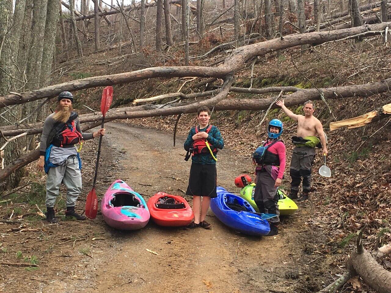 Spring Paddling brings Wood Tribulations